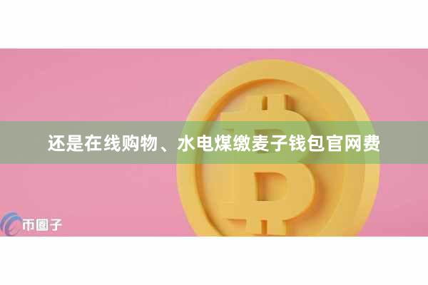 还是在线购物、水电煤缴麦子钱包官网费