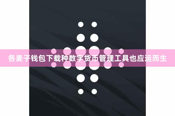 各麦子钱包下载种数字货币管理工具也应运而生