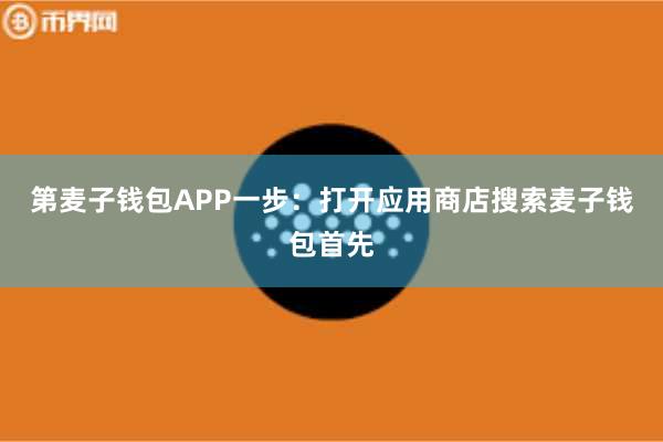 第麦子钱包APP一步：打开应用商店搜索麦子钱包首先