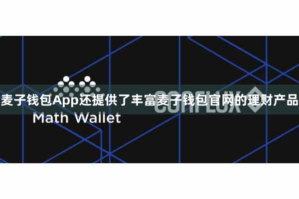 麦子钱包App还提供了丰富麦子钱包官网的理财产品