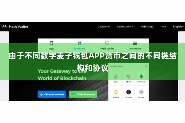 由于不同数字麦子钱包APP货币之间的不同链结构和协议